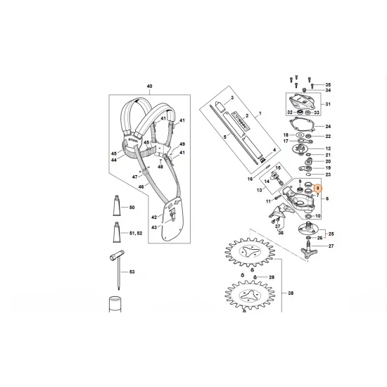 STIHL  Łożysko kulkowe 9503 003 4937